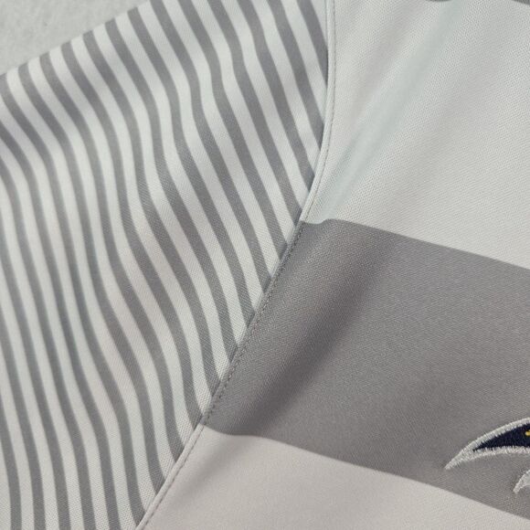 Nike Dri-Fit Polo Shirt Los Angeles Rams Men's Standard fit Size L Striped NWT - Picture 6 of 10